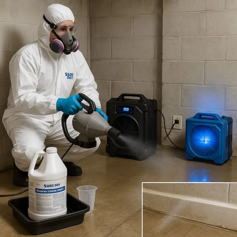 Sanitization and Odor Removal process in Village Green, NY
